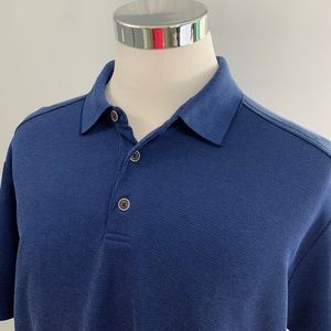 Tommy Bahama Polo Size Large Short Sleeve Blue